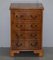 Burr Yew Wood Record Player Cabinet 2