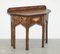 Pugin Style Brown Leather Studded Console Table 3