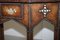 Pugin Style Brown Leather Studded Console Table, Image 10
