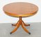 Burr Yew Wood Round Tilt-Top Dining Table 2