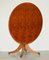 Burr Yew Wood Round Tilt-Top Dining Table, Image 16