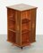 Burr Walnut & Hardwood Revolving Bookcase, 1900s, Image 3