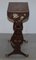 Mesas chinas lacadas en marrón, década de 1880. Juego de 4, Imagen 8