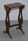 Chinese Brown Lacqurered Tables, 1880s, Set of 4, Image 13