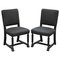 Stühle mit ebonisierten Gestellen, 2er Set 1