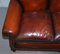 Victorian Brown Leather Sofa 10