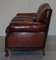 Victorian Brown Leather Sofa 18