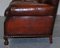 Victorian Brown Leather Sofa 19