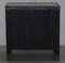 Victorian Whisky Brown Leather Chest of Drawers 15