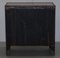 Victorian Whisky Brown Leather Chest of Drawers, Image 15