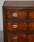 Victorian Whisky Brown Leather Chest of Drawers 8