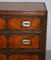 Victorian Whisky Brown Leather Chest of Drawers, Image 6