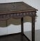 Heavily Carved Circa 1880-1900 Anglo Indian Occasional Silver Tea Table Must See 10
