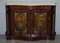 Victorian Marble Topped Serpentine Carved Sideboard, Image 2