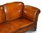 Whisky Brown Leather Sofa 5