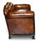 Whisky Brown Leather Sofa 12