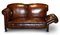 Whisky Brown Leather Sofa 16