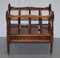 Vintage Hardwood Magazine Rack, Image 2