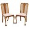 Hardwood Claw & Ball Feet Chairs, 1940s, Set of 2 1