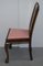 Hardwood Claw & Ball Feet Chairs, 1940s, Set of 2 14