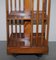 Edwardian Burr Walnut & Satinwood Revolving Bookcase, 1900s, Image 7