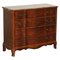 Serpentine Fronted American Hardwood Chest of Drawers from Ralph Lauren 1