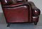 Reddish Brown Leather Sofa, Image 17