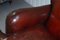 Reddish Brown Leather Sofa, Image 9