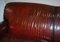 Reddish Brown Leather Sofa, Image 10