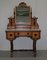 Victorian Burr Satinwood Dressing Table with Marble Top, 1880s 2
