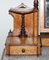 Victorian Burr Satinwood Dressing Table with Marble Top, 1880s, Image 10