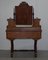 Victorian Burr Satinwood Dressing Table with Marble Top, 1880s 19