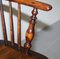 Windsor Armlehnstuhl aus Wurzel- und Eibenholz, 1860er 9