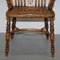 English 19th Century Elm High Back Windsor Armchair, Image 13