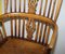 English 19th Century Elm High Back Windsor Armchair, Image 9