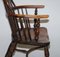 Solid Elm Windsor Armchair, 1860s 13