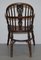 Solid Elm Windsor Armchair, 1860s 14