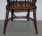 Solid Elm Windsor Armchair, 1860s 10
