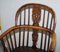 Burr Yew Wood and Elm Windsor Armchairs, 1860s, Set of 2 16