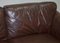 Abbey Brown Leather Sofa with Armchair from Marks & Spencers, Set of 2 11