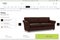 Abbey Brown Leather Sofa with Armchair from Marks & Spencers, Set of 2 2