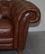 Brown Leather Chesterfield Sofa 10