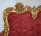 French Baroque Gold Giltwood Sofa, 1860s 15