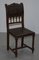 French Oak and Embossed Crocodile Leather Dining Chair, 1880s, Image 17