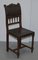 French Oak and Embossed Crocodile Leather Dining Chair, 1880s 18