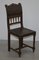 French Oak and Embossed Crocodile Leather Dining Chair, 1880s 15