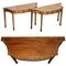 George III Style Satinwood & Tulip Wood Console Tables, 1780s, Set of 2, Image 1