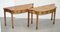 George III Style Satinwood & Tulip Wood Console Tables, 1780s, Set of 2, Image 2