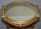 Gold Giltwood Table with Mirror Top, 1920s, Set of 2 17