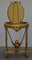 Mesa de madera dorada con espejo, años 20. Juego de 2, Imagen 13